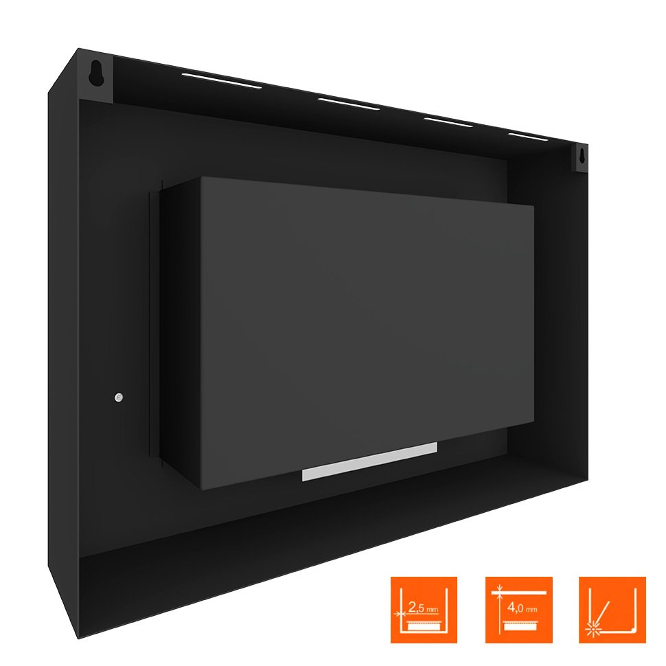 Биокамин SteelHeat WALL GRAND 900 LITE черный по цене 25 515 руб.