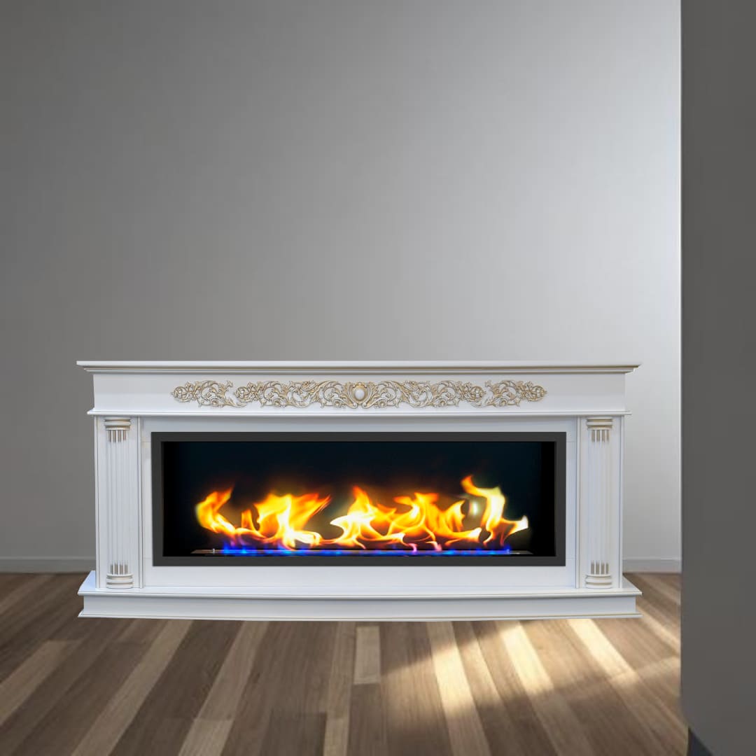 Биокамин в линейном портале "Русский огонь" Милан Люкс с защитным стеклом по цене 102 600 руб.