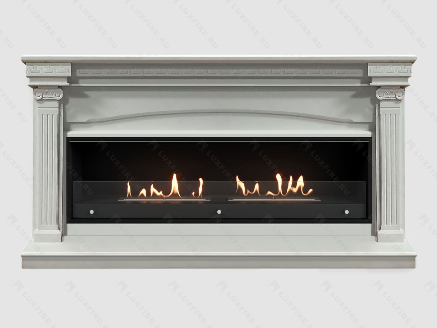 Каминный портал МДФ "Николь 1940" с биокамином Lux Fire "Фаер Бокс Вега-2" (белый) Каминный портал МДФ "Николь 1940" с биокамином Lux Fire "Фаер Бокс Вега-2" (белый) по цене 115 490 руб.