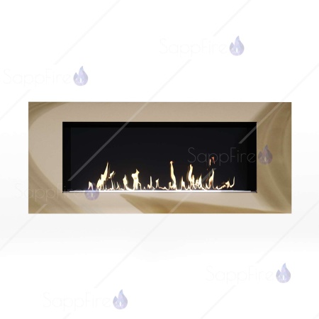 Встраиваемый биокамин / очаг Mercury 1200 Chrome (SappFire) по цене 53 800 руб.