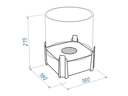 Настольный биокамин Lux Fire Зодиак "Козерог" Чёрный по цене 15 000 руб.