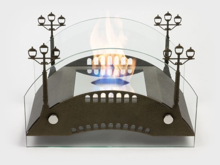 Настольный биокамин Lux Fire "Пушкинский мост" M Бронза по цене 19 602 руб.