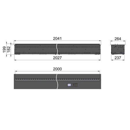 Электроочаг Schönes Feuer 3D FireLine 2000 Pro