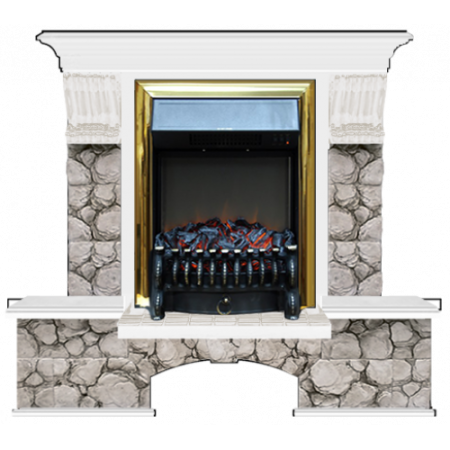 Бостон К Карелия (белый)+Fobos Brass